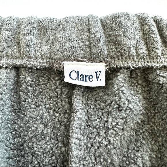 Clare V. Crystal Embellished Sweatpants in Grey Melange | XXL | GUC - Picture 11 of 13